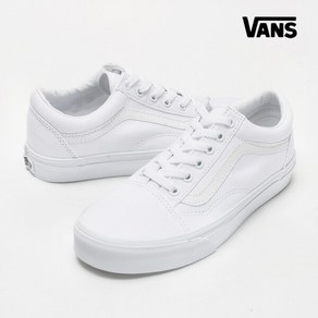 반스 VN000D3HW00 VANS 코어클래식 OLD SKOOL 올드스쿨 화이트 남여공용 스니커즈 캔버스화