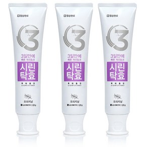 LG생활건강 페리오 시린탁효 오리지날 치약 120g x 3개