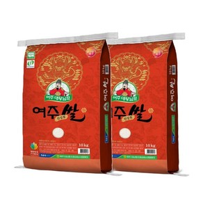 여주농협 대왕님표여주쌀 20KG(10KG+10KG) ['24년 햅쌀' / '당일도정' & '무료배송' / 단일품종 '진상'], 2개