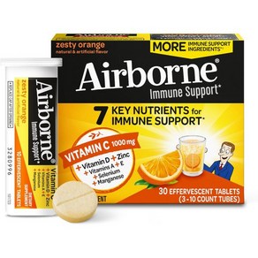 Aibone 1000mg 슈거프리 발포 비타민C with Zinc 미국배송, 1개