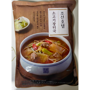 [본사정품] [조선호텔] 소고기장터국 730g 6P 1묶음 조선호텔 조선호텔소고기장터국 소고기국 조선호텔국, 4.38kg, 6개