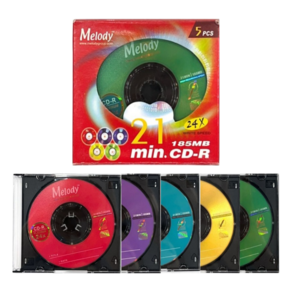 멜로디 미니 CD-R 185MB 21MIN 칼라 CD 낱장 판매