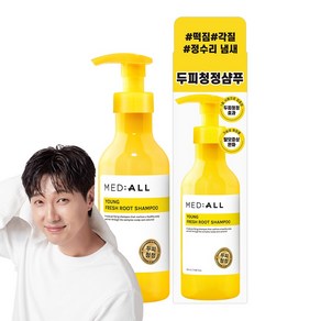 메디올 영 프레시 루트 샴푸 우디향, 3개, 333ml