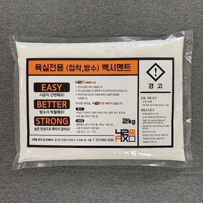 타파윈(TAPAWIN) 42FIX(42픽)욕실전용 접착시멘트 방수 변기 부착 백시멘트 사이픽 2KG