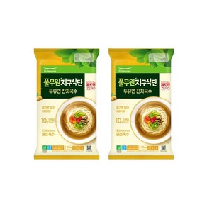 풀무원 [식물성지구식단] Silky두유면 잔치국수 2인 374.4g 2개