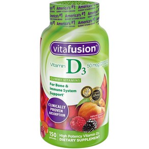 비타퓨전 멀티 비타민 D3 150개입 Vitamins Gummy, 1개, 150정