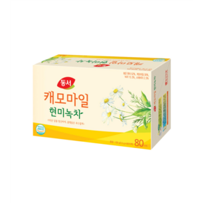 동서 캐모마일현미녹차80T 티백차 국화차, 1개, 1.5g, 1개, 80개입