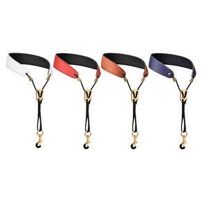 에어로폰 리드 색소폰 셀마 saxophone neck stap accessoies with music instument alto saxophone teno sopano, 하얀, 1개