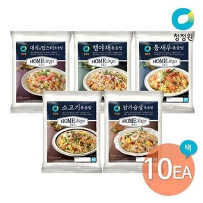 청정원 호밍스볶음밥 210gx10개 골라담기(5종) 소고기5개 + 대게와랍스터5개, 대게와랍스터 5개+소고기5개 (210g), 210g, 1세트