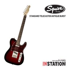 스콰이어 스탠다드 텔레케스터 일렉기타 SQUIER STD TELE ATB/TORT, 3.  Black Metallic 블랙메탈릭, 4.선택없음, 1개