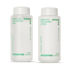 이니스프리 그린티 히알루론산 스킨170ml+로션170ml, 1개, 170ml