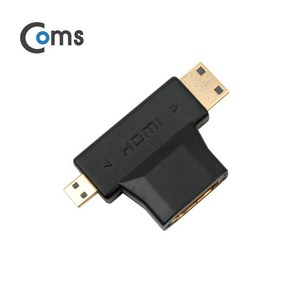 BU184 Coms Mini HDMI (M)＋Mico HDMI (M) to HDMI (F