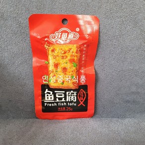 중국식품 매운맛 어묵 어두부 간식25g, 1개, 25g