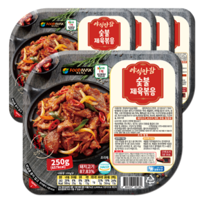 야식만참 숯불제육볶음 250g, 5개