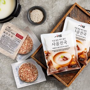 팔복 한돈떡갈비 B세트(진국15+한돈떡갈비600g), 1개, 600g