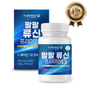 블루케일 류신 단백질 아미노산 루신 프리미엄 정 6000mg 고함량 뉴신, 60정, 1개