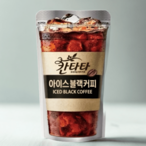 칸타타 아이스커피 블랙 파우치 230ml x 10봉, 10개, 상품