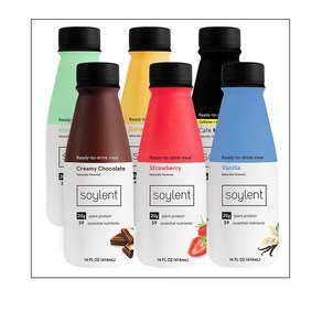 Soylent 소일렌트 뉴트리션 프로틴 쉐이크 414ml 12팩, 12개