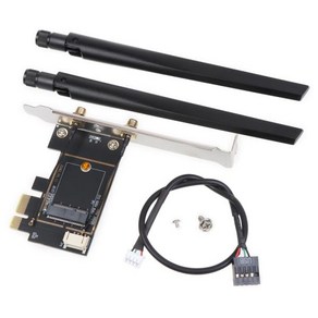 PCIE WiFi 카드 Expess 무선 네트워크 어댑터 NGFF 블루투스인텔 AX210 9260 호환, 1개