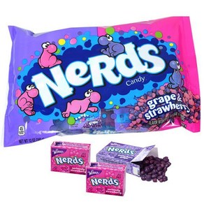 [미국직배송]너즈 포도 & 딸기 버라이어티 백 340g Nerds Grape and Strawberry Variety Bag