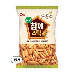 청우식품 미니 참깨스틱, 370g, 6개