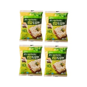 풀무원 지구식단 납작두유면, 150g, 4개