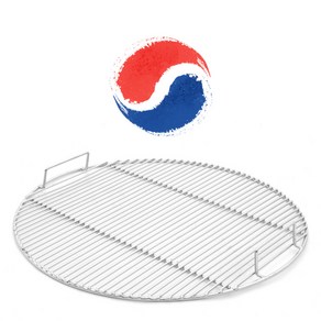 국산 원형 스텐 석쇠(39.5cm 45.5cm 56cm)훈제 그릴 전용 숯불 바베큐 캠핑용 가마솥 찜기, 1개