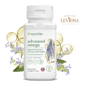 미국 암웨이 뉴트리라이트 어드벤스 오메가 60정 1개월분 Nutilite Advanced Omega, 1개