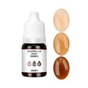 뷰티풀러 UV LED 착색제 5ml 레진공예 레진아트, 브라운, 1개