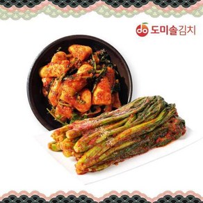 도미솔 사각사각 총각김치3kg + 맛있는 갓김치 2kg 총5kg, 1개