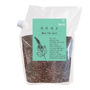 하늘사랑 블랙 치아씨드 1.5kg 대용량, 1개