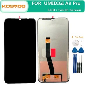 Umidigi A9 Po LCD 디스플레이 터치 스크린 유리 패널 어셈블리 100% UMIDIGI A9PRO A 9 Po 스크린 및