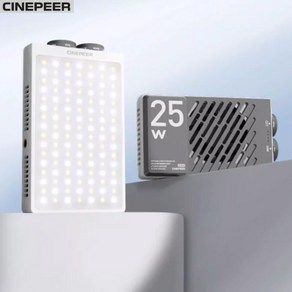 [cy] ZHIYUN CINEPEER CM25 라이브방송 보광등 25W LED 촬영등 휴대용 포켓 조명 비디오 라이트 스마트폰 디머블 조명