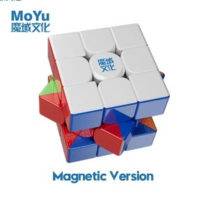 MoYu WeiLong WRM V10 볼 코어 MagLev 매직 천 버전 자기 부상 큐브 퍼즐 장난감 3x3x3 2024, 01 V10 Magnetic, 1개