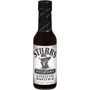 최소구매수량 3개 Stubb's Hickoy 리퀴드 스모크 147.9ml5.5액량 온스, 1개, 0.148l