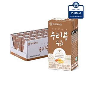 연세두유 우리콩두유 잣 두유 24팩, 우리콩두유 잣 190ml × 24팩, 24개, 190ml