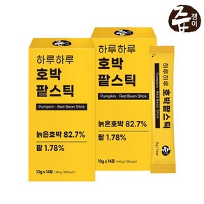 하루하루 호박팥스틱 2박스 총28포, 2개, 상세 설명 참조, 140g