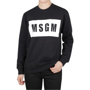 [엠에스지엠] [MSGM] 박스로고 맨투맨 (2000MDM523 200001 99)