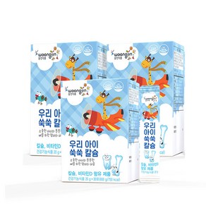 웅진 우리아이 쑥쑥 칼슘젤리, 600g, 3개