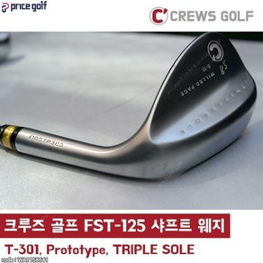 [KT알파쇼핑]크루즈 골프 FST-125g S플렉스 샤프트 전문 웨지 최적스핀밀드(비공인), 모델 T-301 : 51도