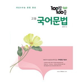 100발 100중 고등 국어문법 개념서 (2024년)