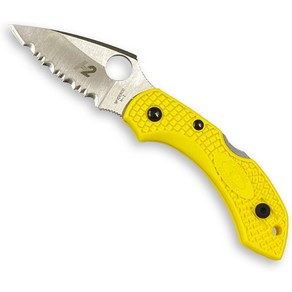 스파이더 코 (Spyderco) 드래곤 플라이 2 솔트 H-2 웨이브 블레이드 C28SYL2