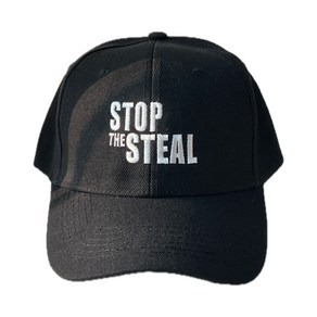 STOP THE STEAL 모자 레드 블랙 스탑더스틸 야구모자