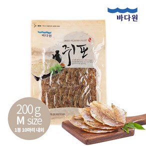 [바다원]쫄깃쫄깃 참쥐포 200g(M사이즈/베트남산)