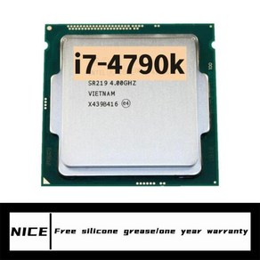 쿼드 코어 8 스레드 CPU 프로세서 코어 i7 4790K i7 4790K 4.0 GHz 88W 8M LGA 1150, 한개옵션1