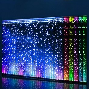 어항 LED 산소 발생기 관상 조명 램프 공기 블로워 물고기 수조 14.5cm 그라디언트+공기펌프 패키지, 24cm 그라데이션(30-40CM)