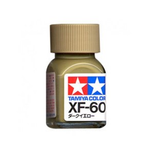 (80360) 타미야 에나멜 도료 XF-60 다크 옐로우 무광 10ml