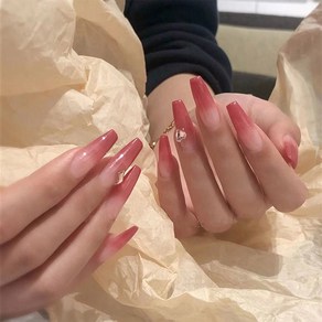 걸스코코 네일팁 파츠 셀프네일 붙이는 간편 인조손톱, 2개, NAIL-N391