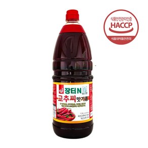 장터 고추기름 장터엔 고추씨맛기름 1.8L, 1개