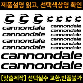 자전거로고데칼 BCS009 캐넌데일 cannondale 자전거프레임꾸미기용스티커, 1세트, 반사화이트